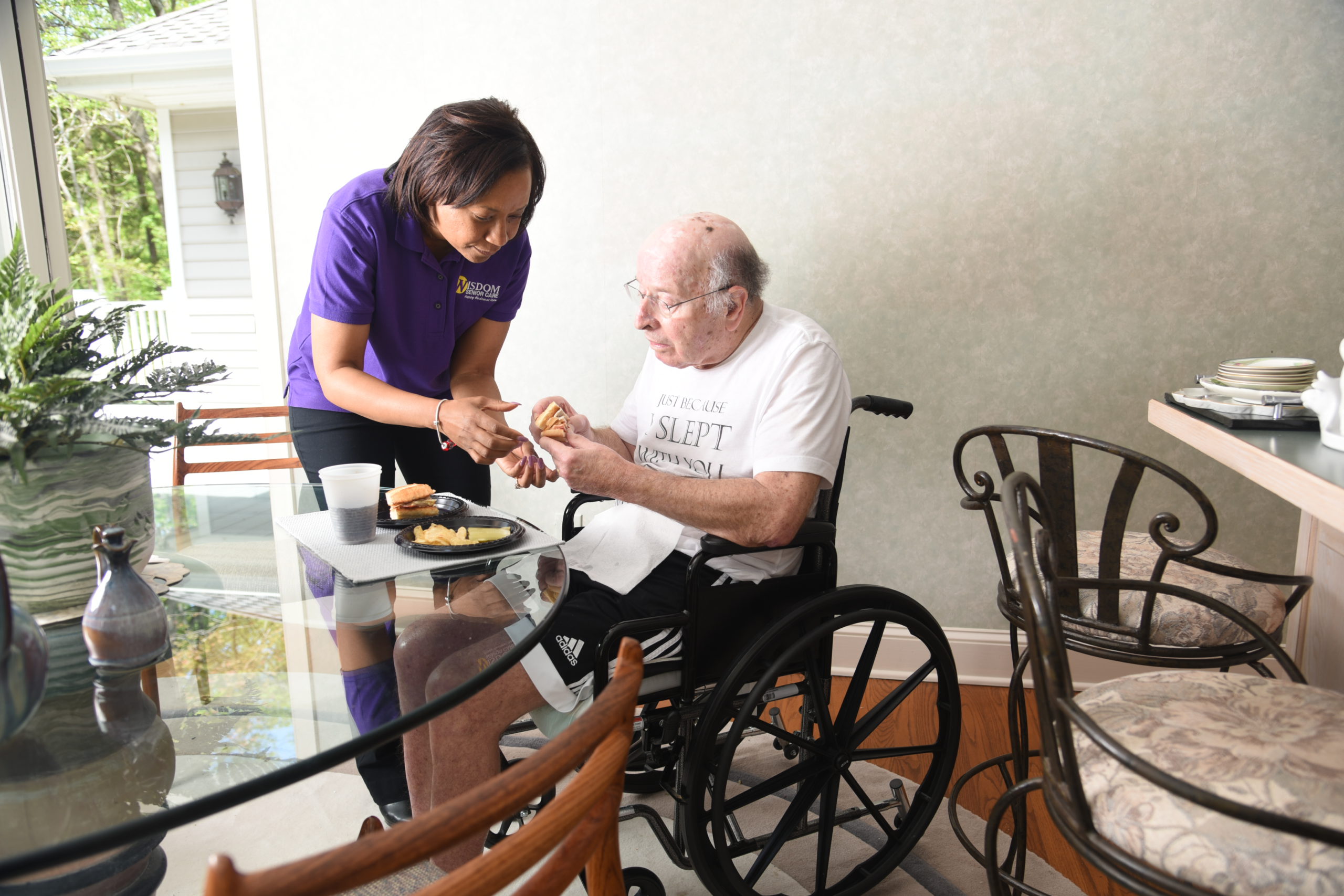 Senior Care Meals Serving